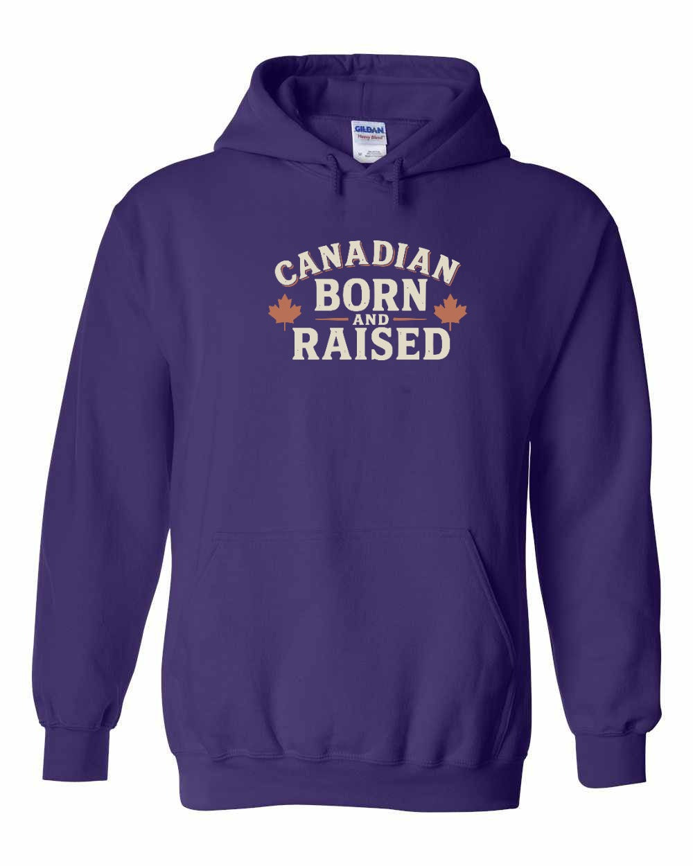 Canadian Born & Raised Sign Full Pullover Hoodie