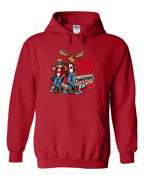 New Mean and Nasty Canadians Pullover Hoodie in Red