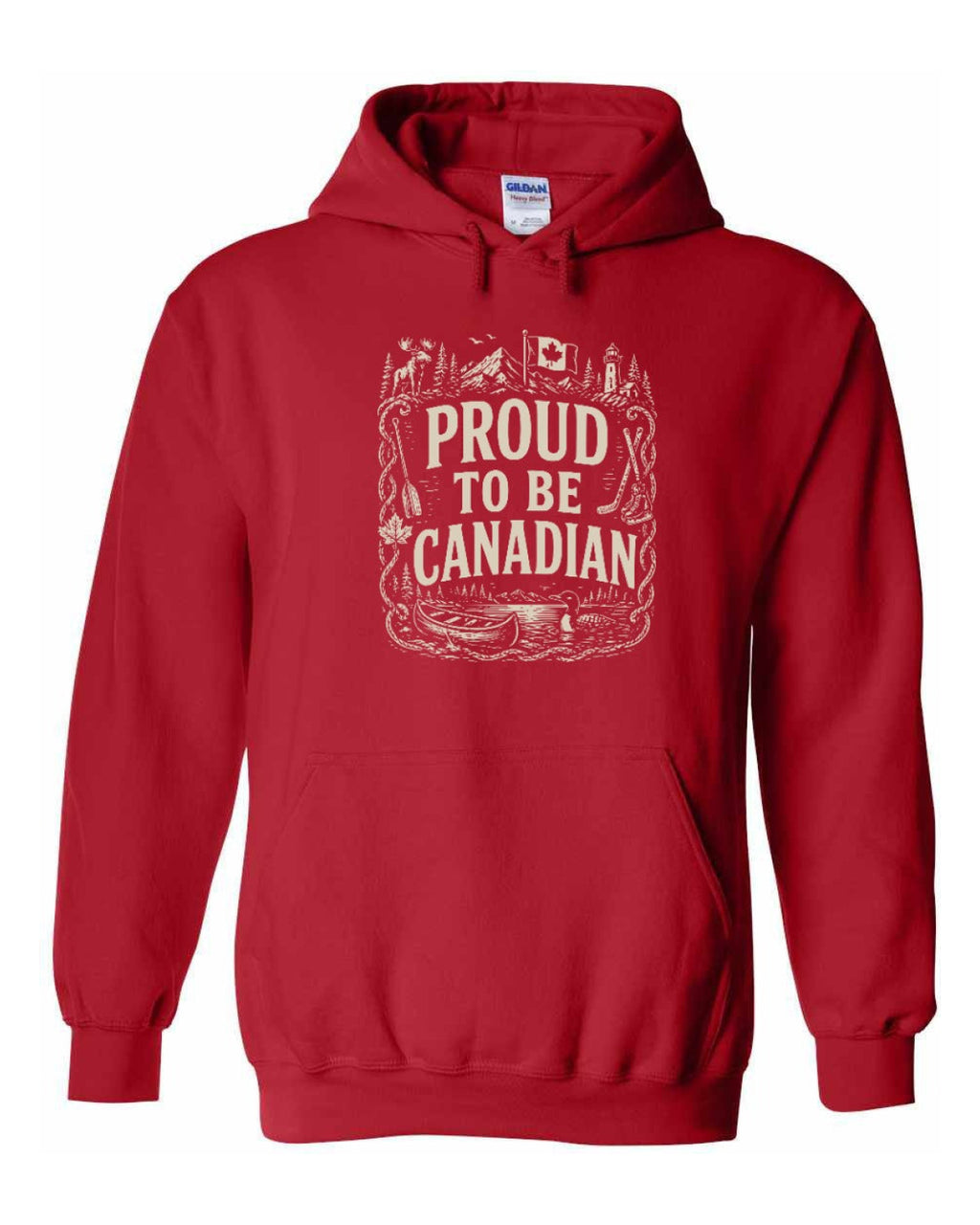 Proud To Be Canadian Folk   Pullover Hoodie - Unisex
