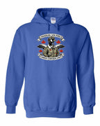 Cobra Chicken Air Force Pullover Hoodie in Royal