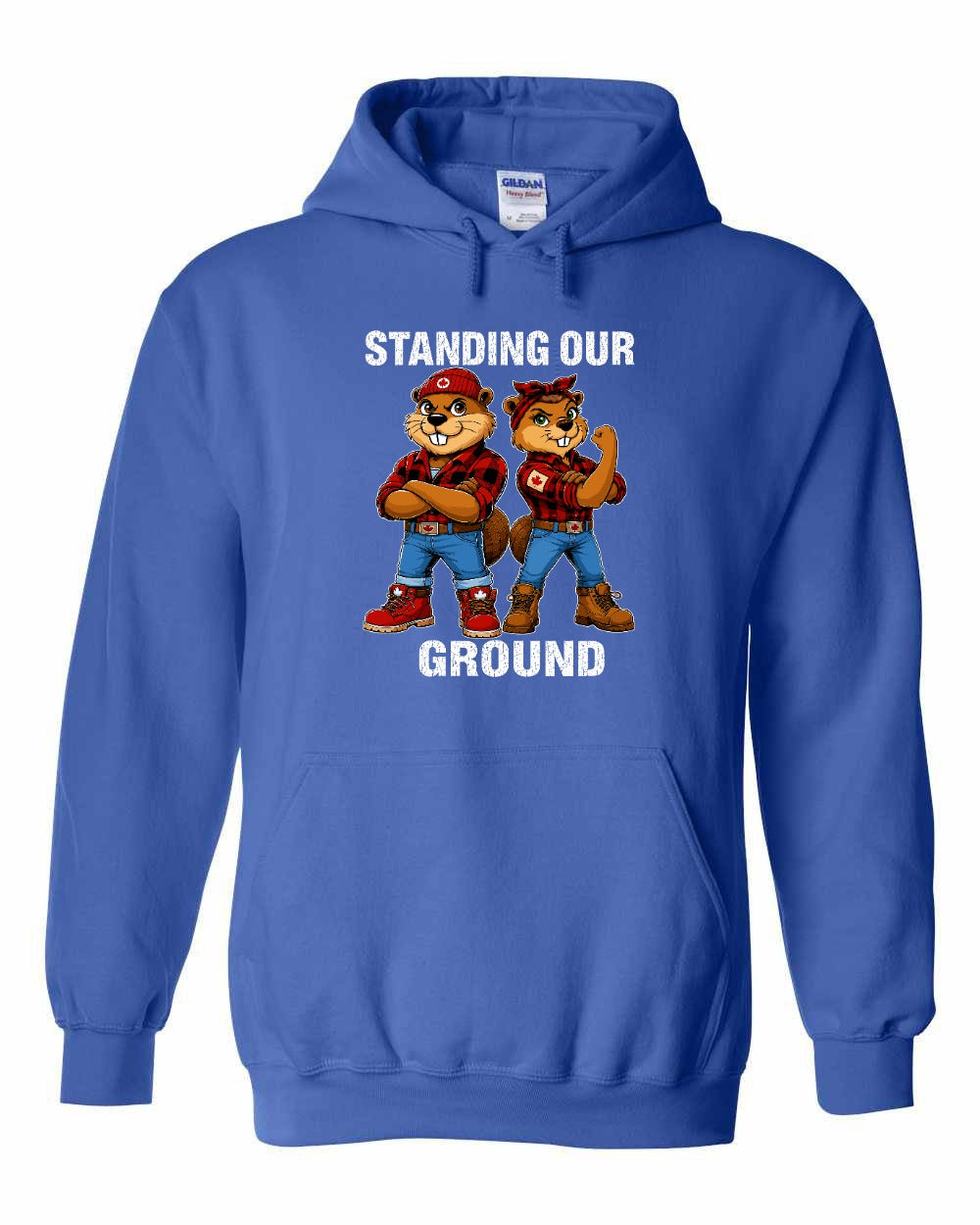 Standing Our Ground Pullover Hoodie in Royal