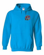 New Mean and Nasty Canadians Left Chest Pullover Hoodie in Sapphire