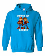 Standing Our Ground Pullover Hoodie in Sapphire