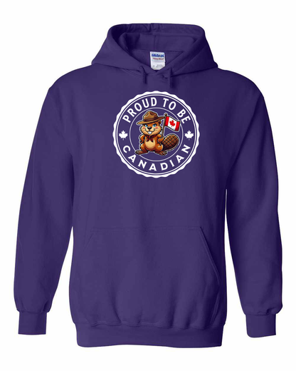 Proud To Be Canadian Female Beaver Full Pullover