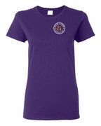 Calm Cool Canadian Beaver and Moose Left Chest and Back Women's Tee