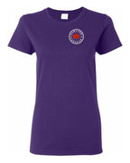 Calm Cool Canadian Leaf Left Chest And Back Women's Tee