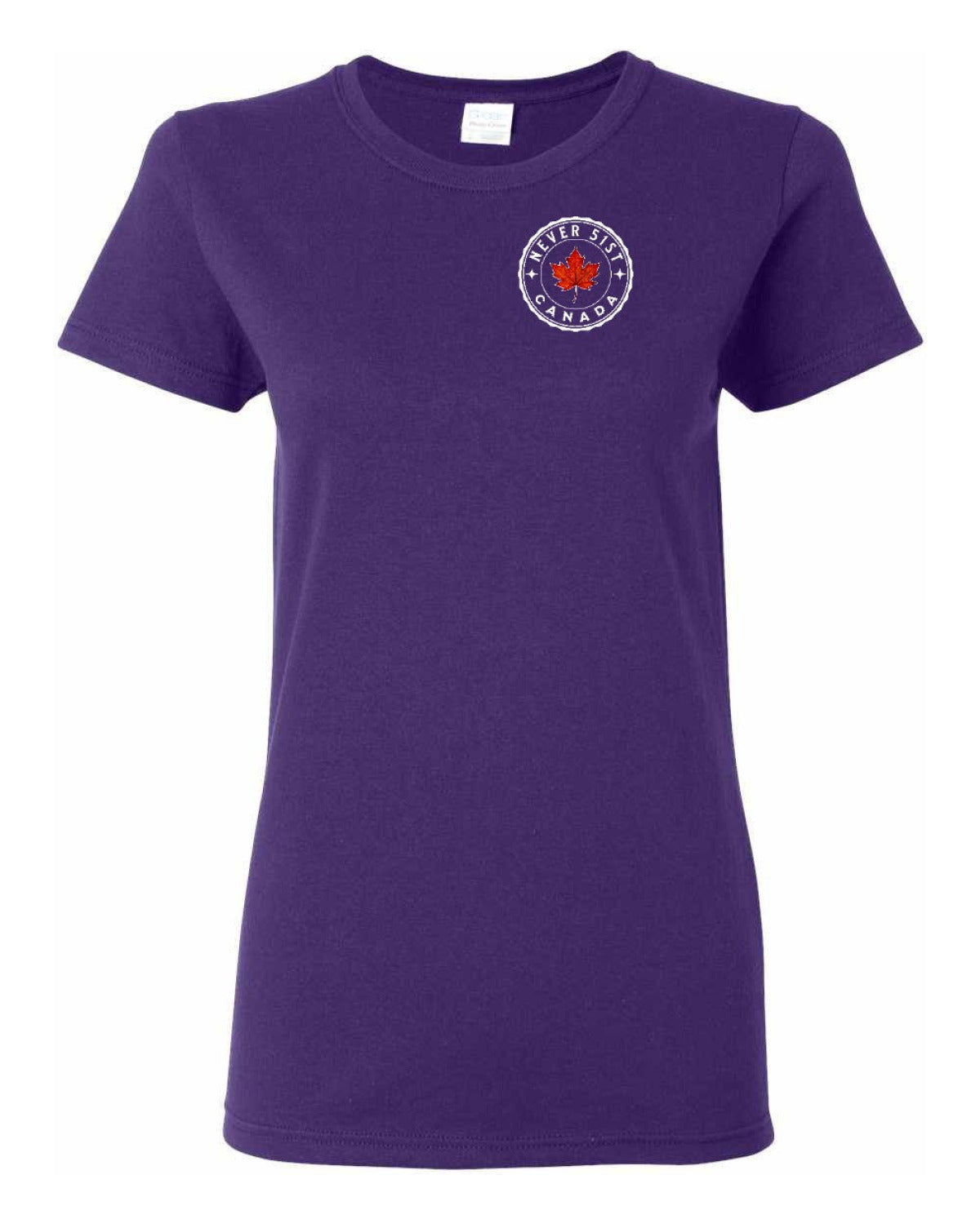 Never 51st Leaf Left Chest Women's Tee