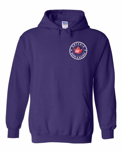 Born and Raised Ontario Left Chest Pullover - Gildan Canada (sewn Internationally)