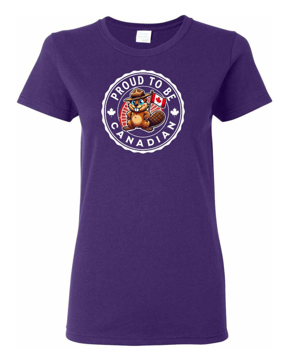 Proud to be Canadian Beaver  Women's Tee