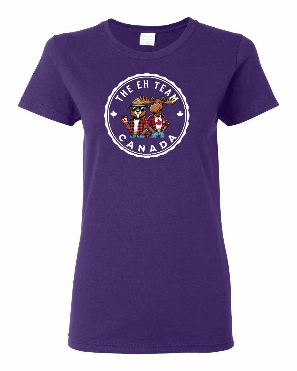 Eh Team! Full Front Women's Tee - Gildan Canada (sewn Internationally)