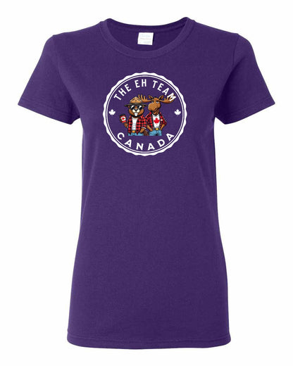 Eh Team! Full Front Women's Tee - Gildan Canada (sewn Internationally)