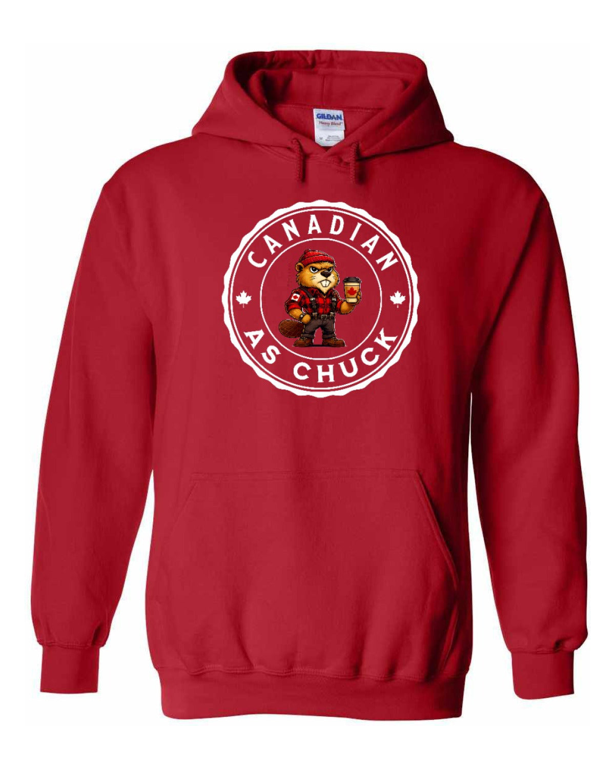 Canadian as Chuck Male Beaver Full Pullover - Unisex