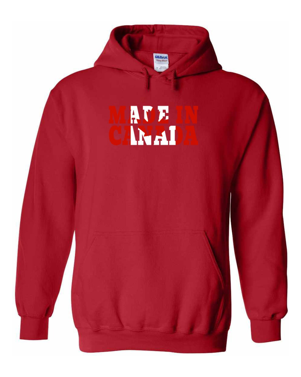 Made in Canada Flag Background Full Pullover - Unisex