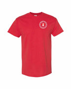 Proud to be Canadian Proud to be Heart Flag Left Chest Men's Tee