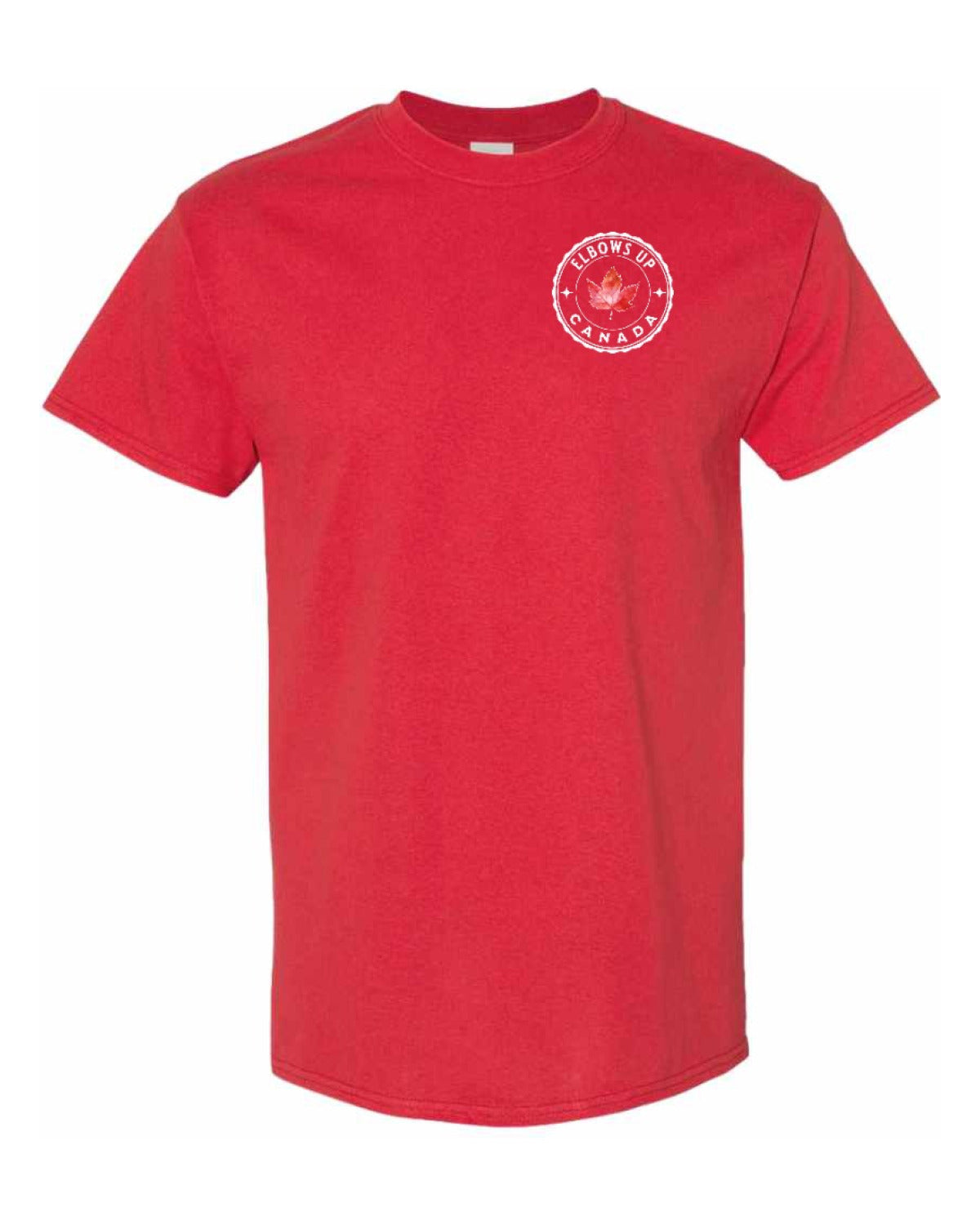 Elbows up Leaf Left Chest Men's Tee
