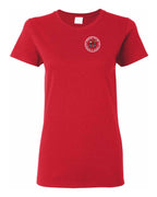 Proud to be Mean and Nasty Beaver and Moose Left Chest and Back Women's Tee