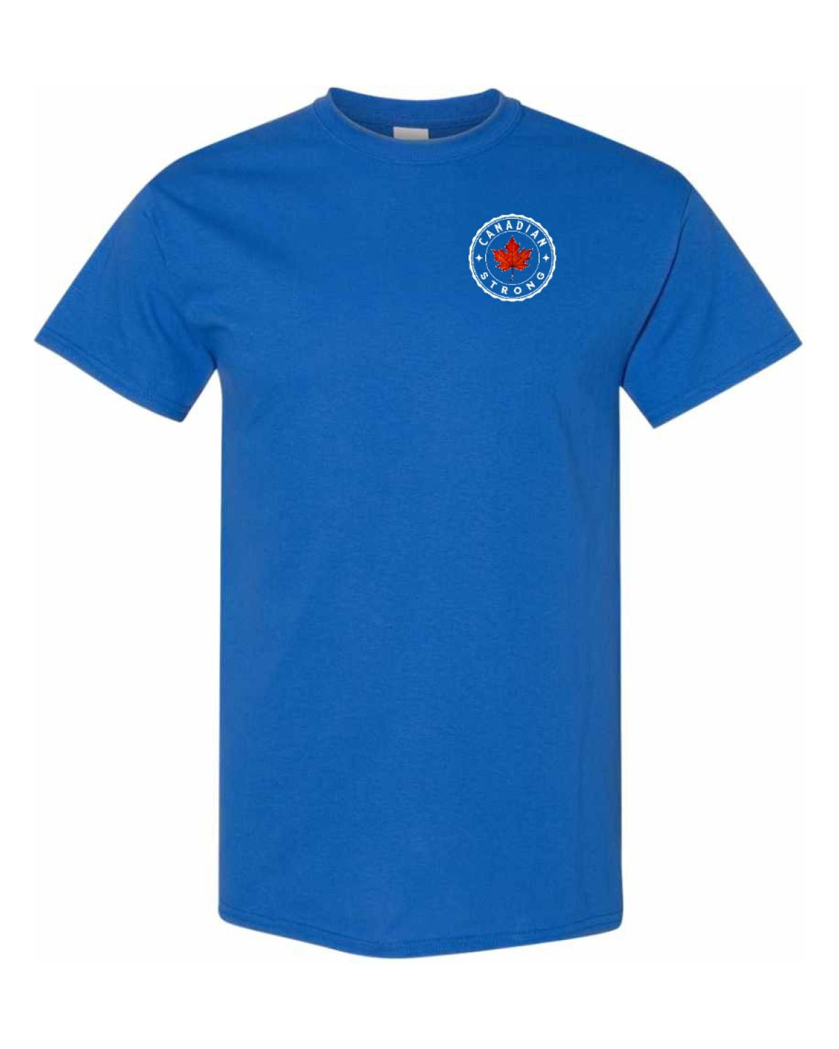 Canadian Strong Leaf Left Chest Men's Tee