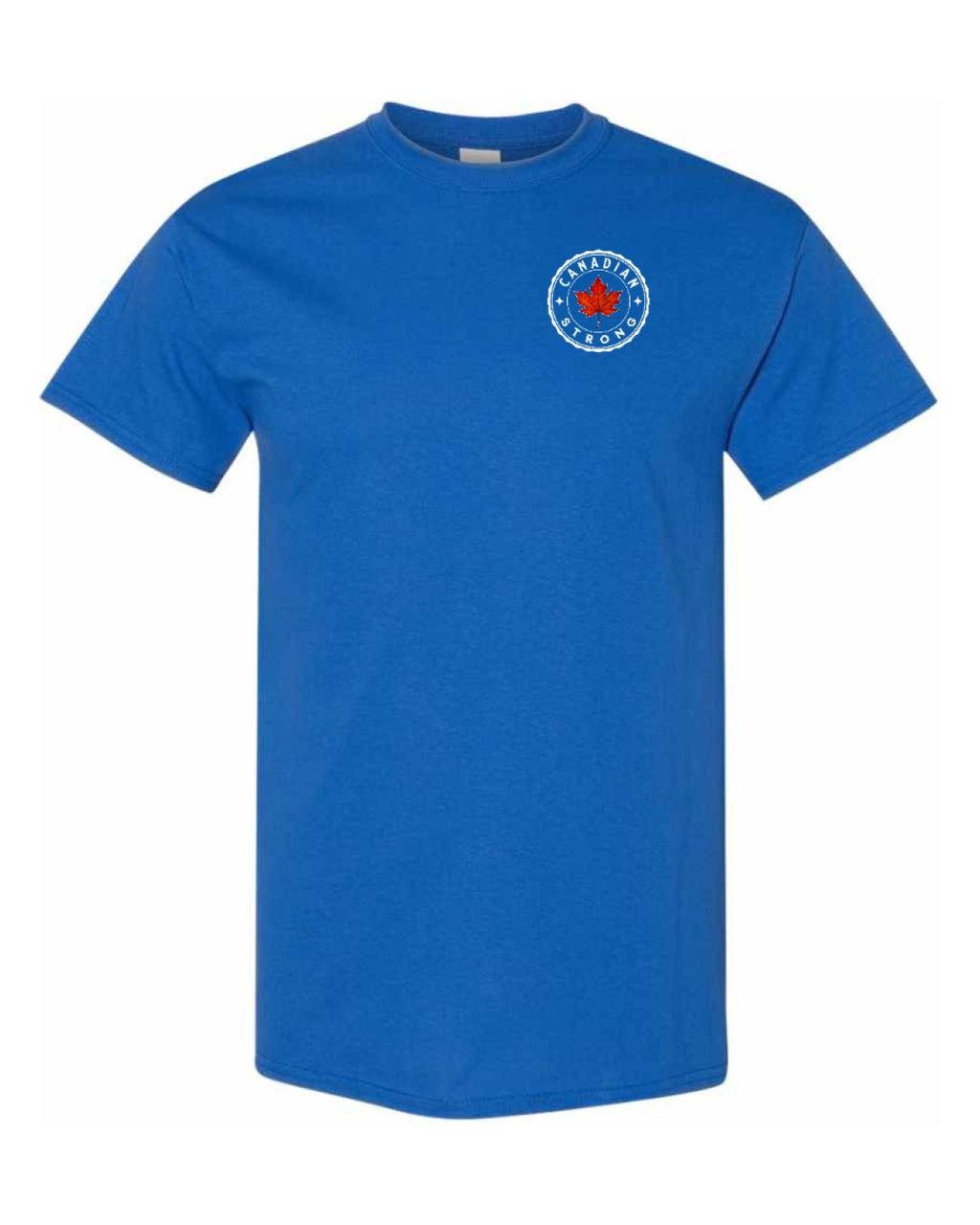 Canadian Strong Leaf Left Chest & Back Men's Tee