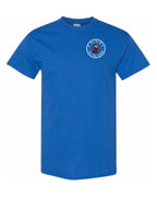 Plaid to the Bone Beaver Left Chest & Back Men's Tee