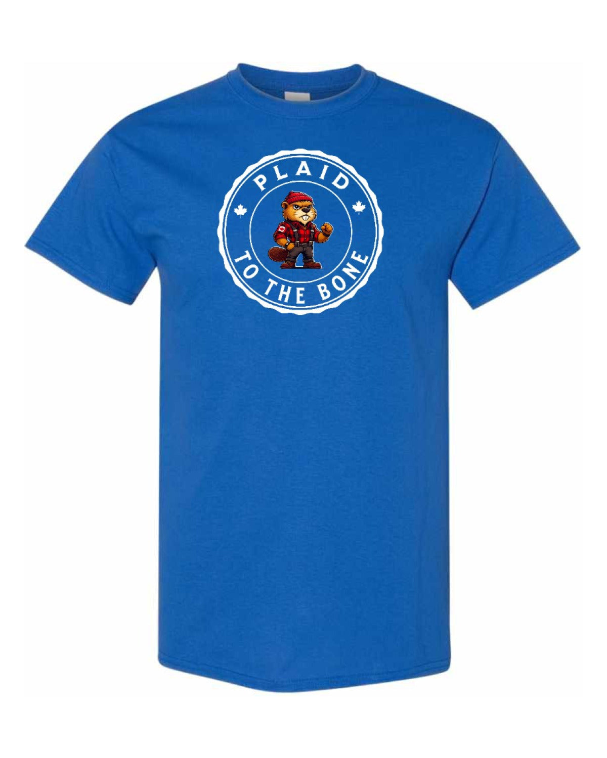 Plaid to the Bone Beaver  Men's Tee