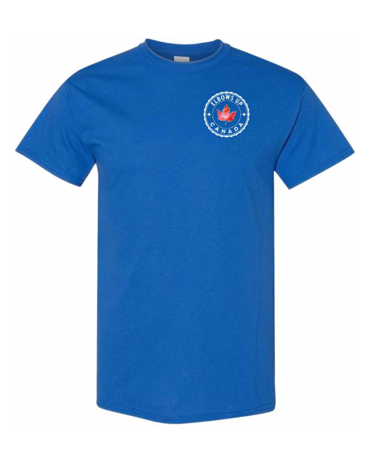 Elbows up Leaf Left Chest Men's Tee