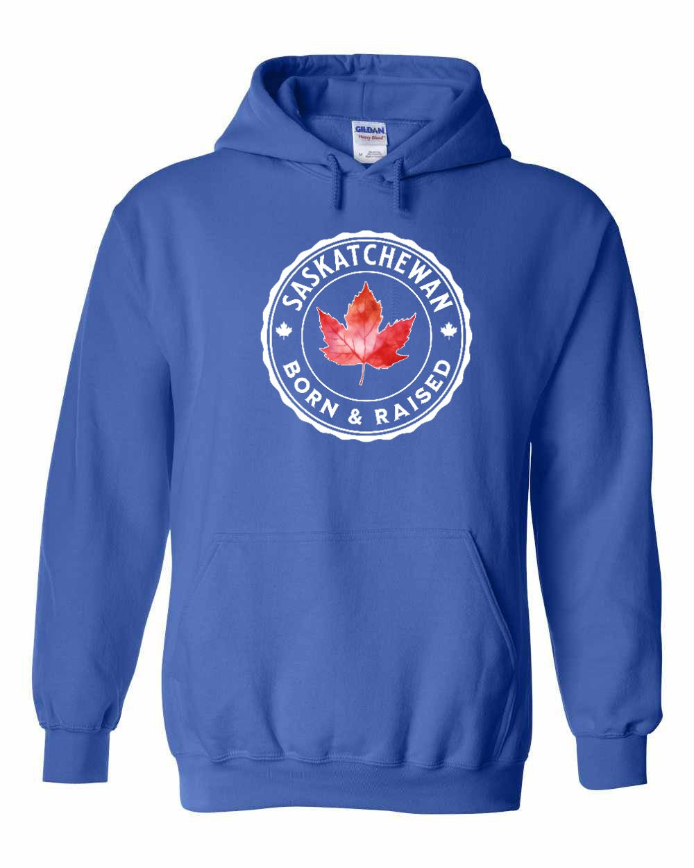 Born and Raised Saskatchewan Full Pullover - Gildan Canada (sewn Internationally)