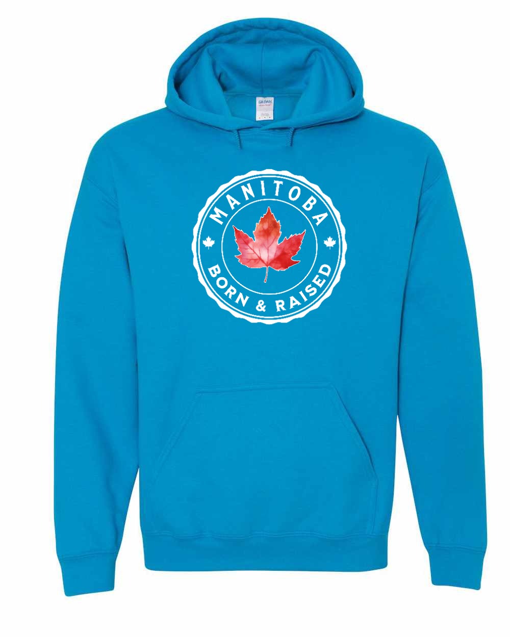 Born and Raised Manitoba Full Pullover - Gildan Canada (sewn Internationally)