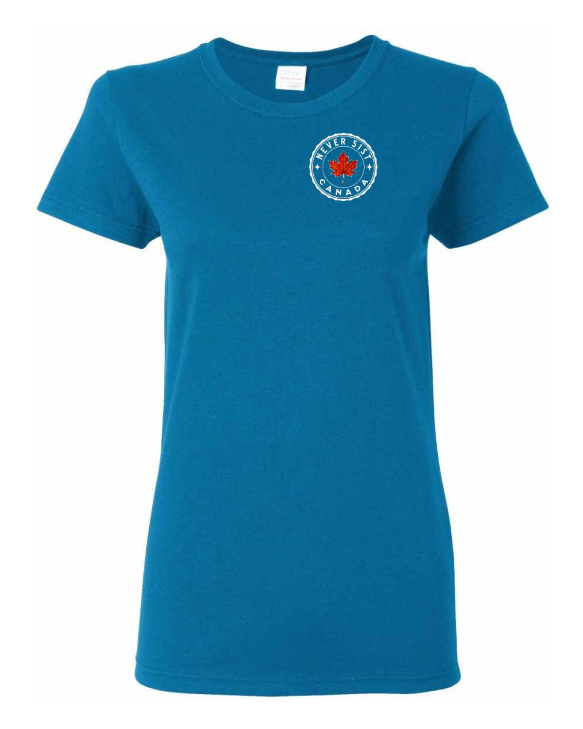 Never 51st Leaf Left Chest And Back Women's Tee