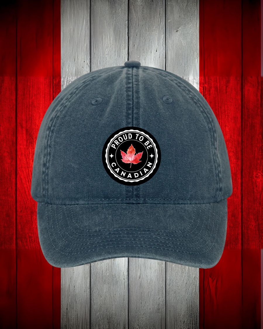 Proud to be Canadian Leaf design Hat