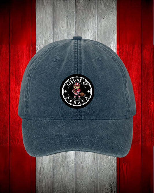 Elbows Up Beaver design Hat