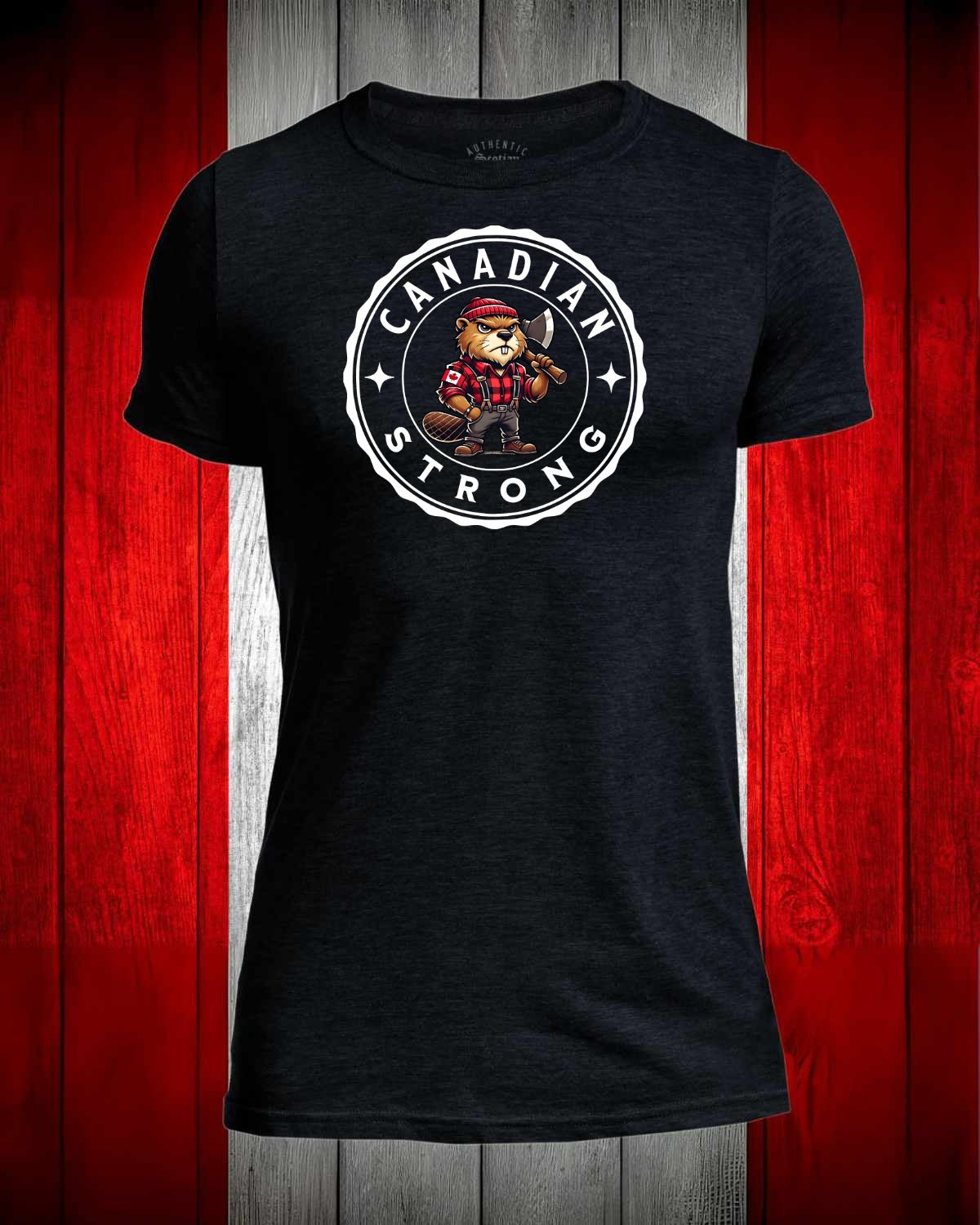 Canadian Strong Lumberjack Full Front Men's Stanfield's Tee