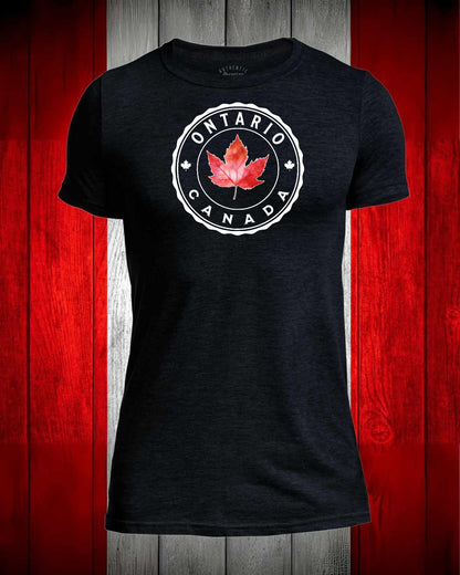 Ontario Canada Full Front Men's Stanfield's Tee