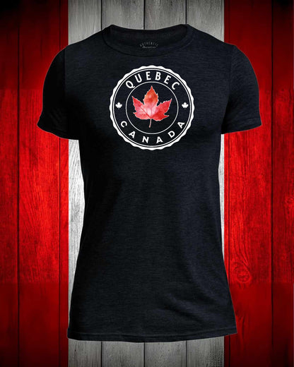 Quebec Canada Full Front Men's Stanfield's Tee