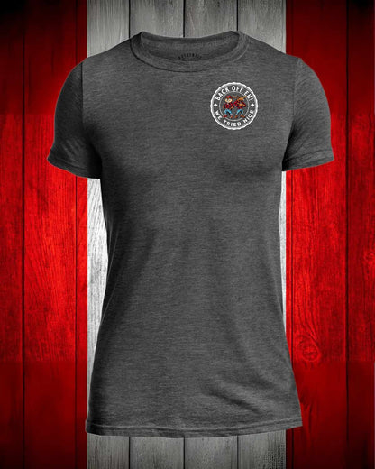 Back off we Tried Nice left chest and back Men's Stanfield's Tee