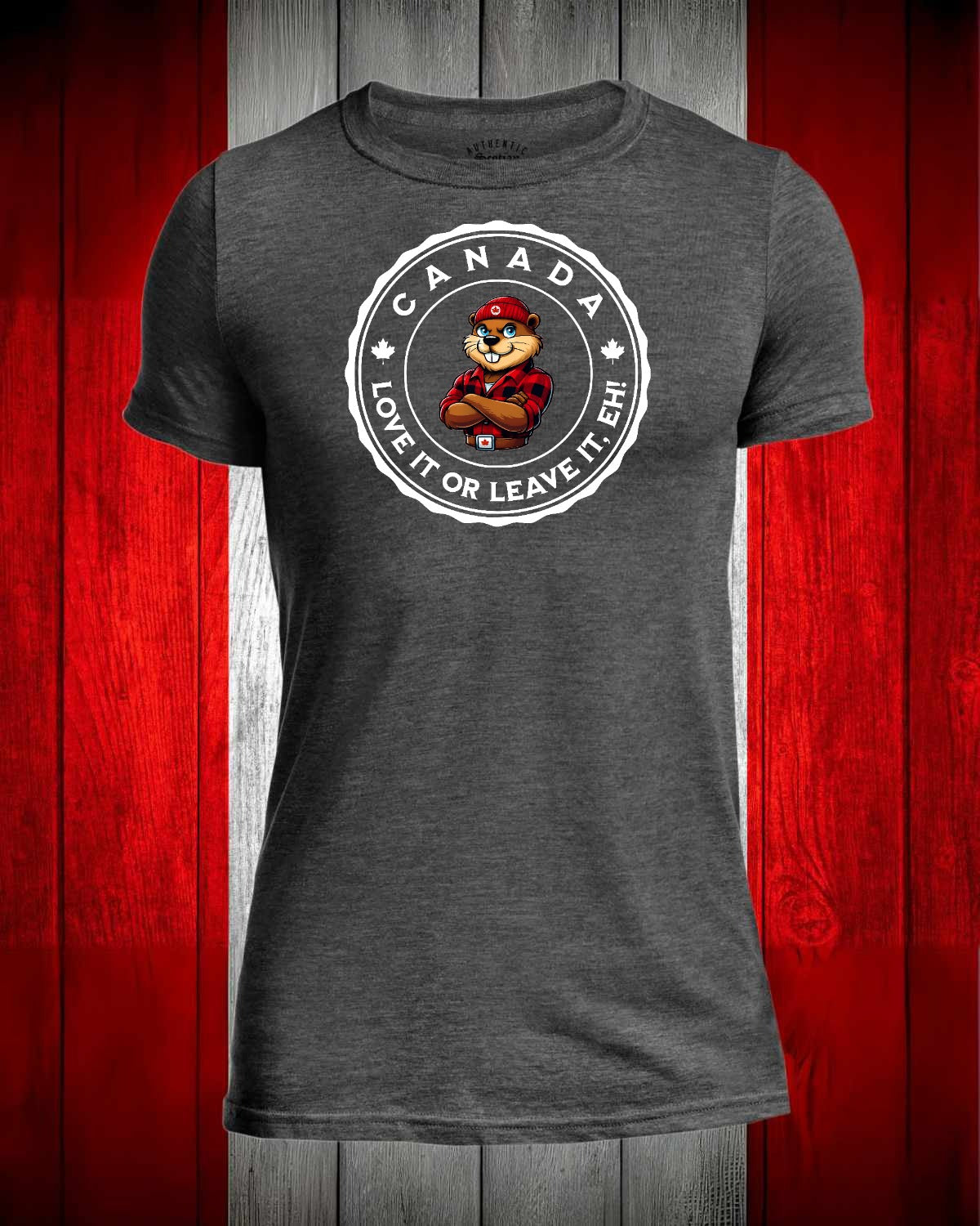 Canada Love it or Leave it eh! Full Men's Stanfield's Tee