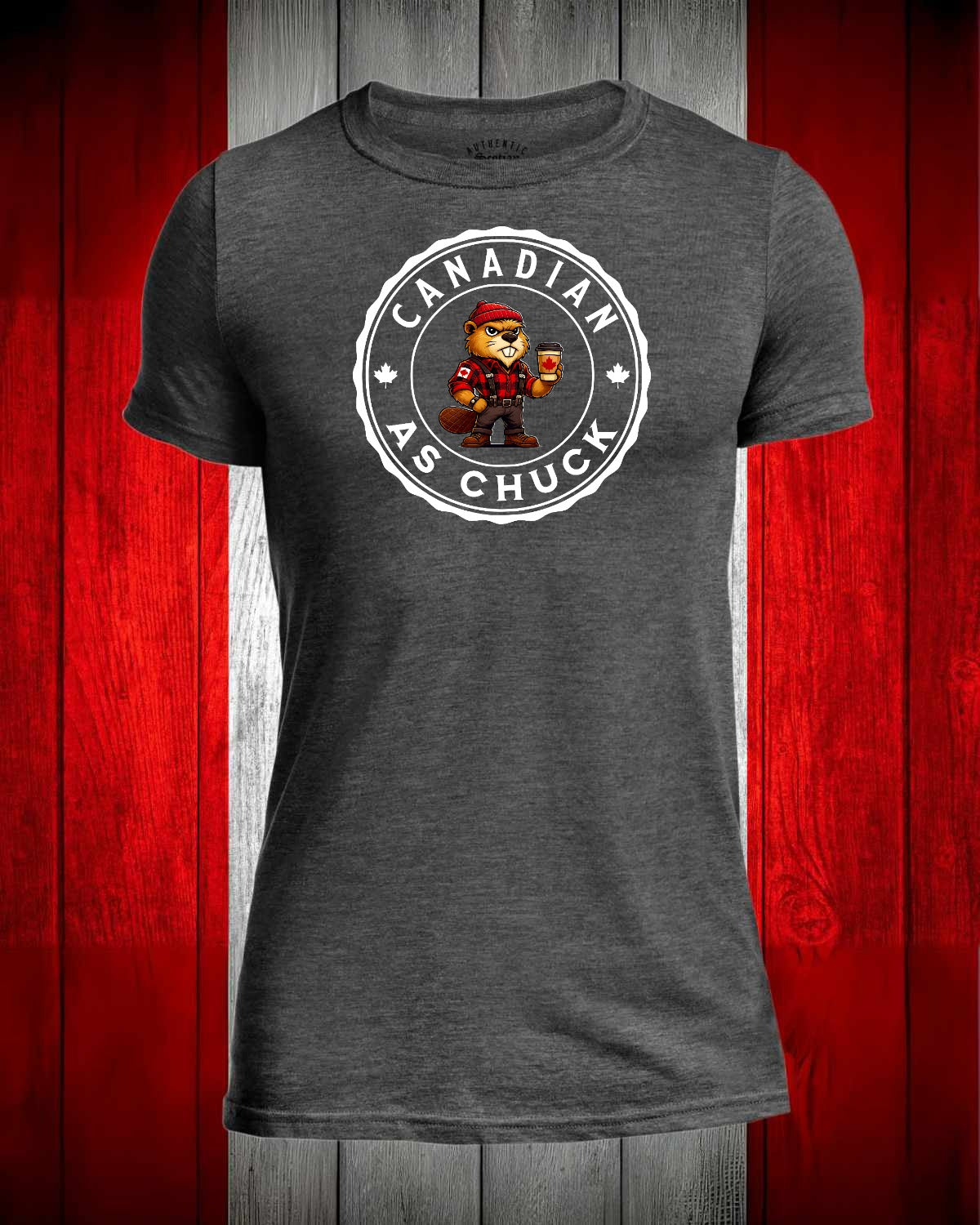 Built Canada Tough Axe Male Full Front Men's Stanfield's Tee