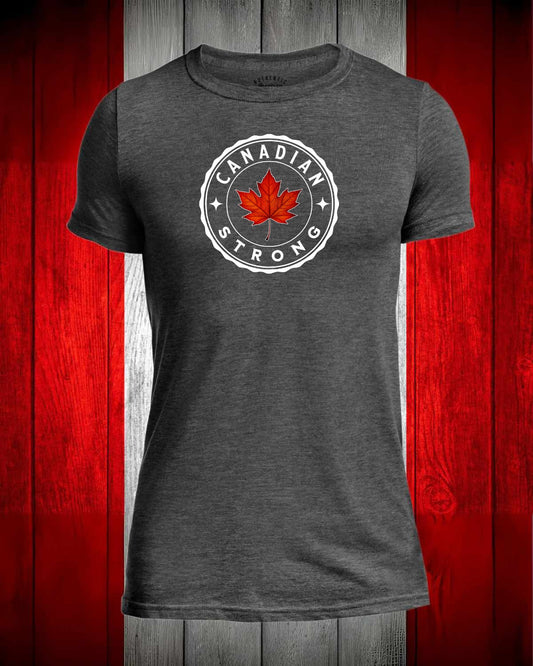 Canadian Strong Leaf Full Front Men's Stanfield's Tee