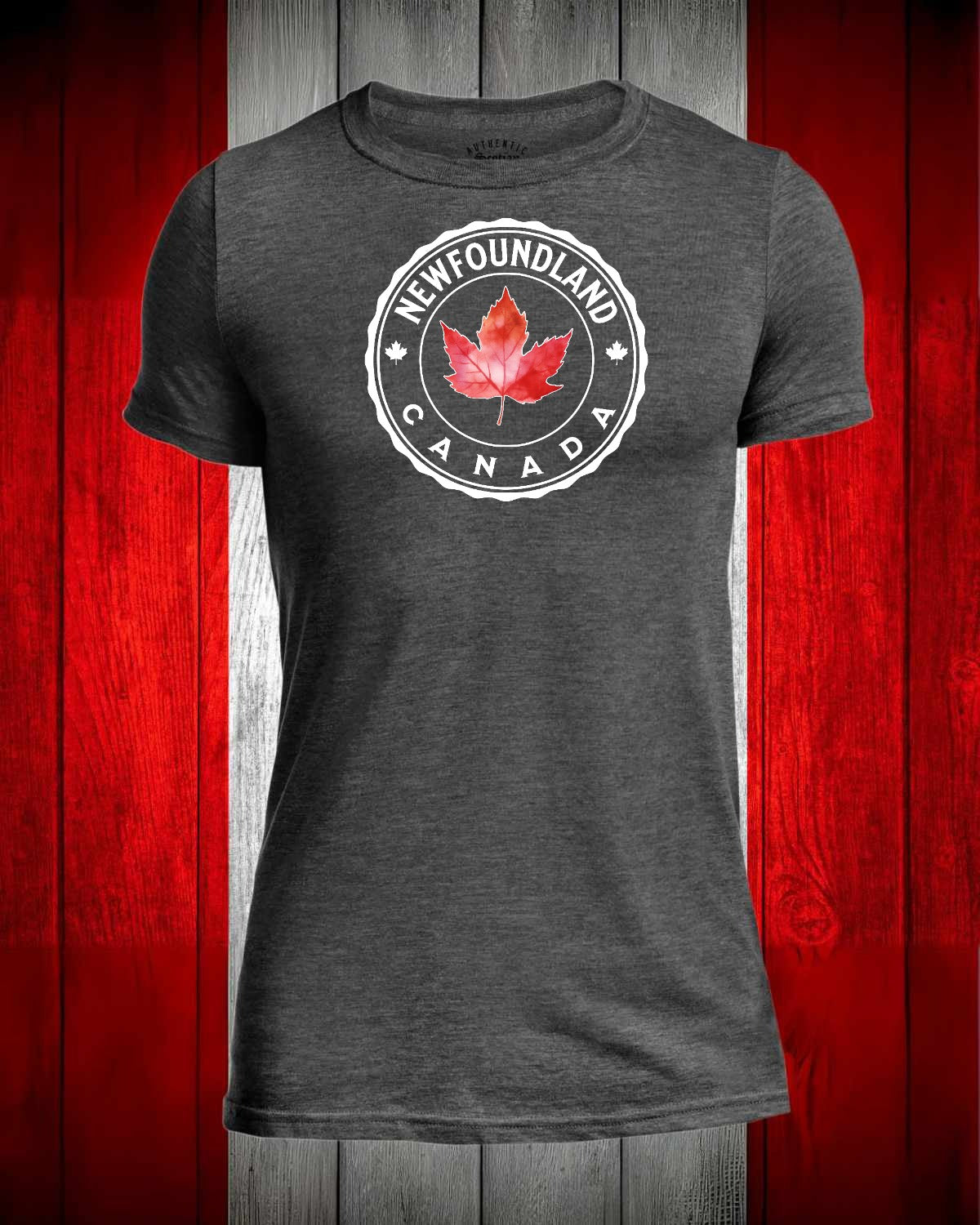 Newfoundland Canada Full Front Men's Stanfield's Tee