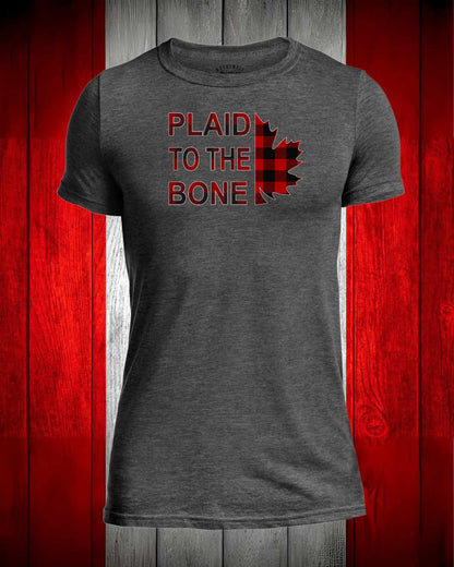 Plaid to the Bone Leaf Full Men's Stanfield's Tee
