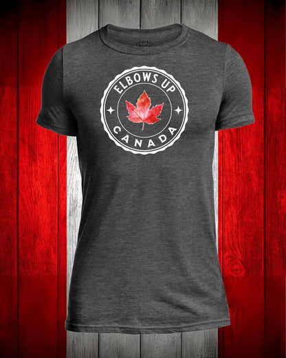 Elbows up Leaf Front Men's Stanfield's Tee