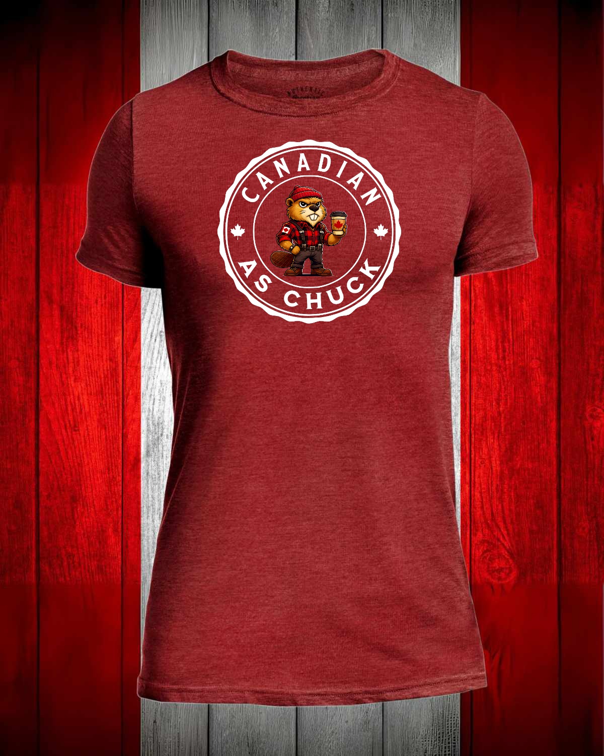 Built Canada Tough Axe Male Full Front Men's Stanfield's Tee