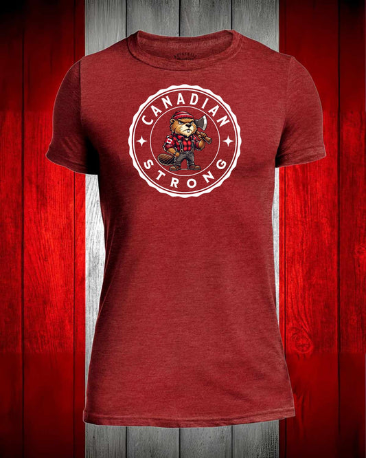 Canadian Strong Lumberjack Full Front Men's Stanfield's Tee