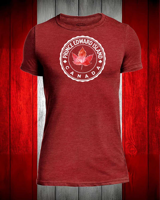 Prince Edward Island Canada Full Front Men's Stanfield's Tee