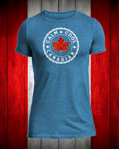 Calm Cool Canadian Leaf Full Front Men's Stanfield's Tee