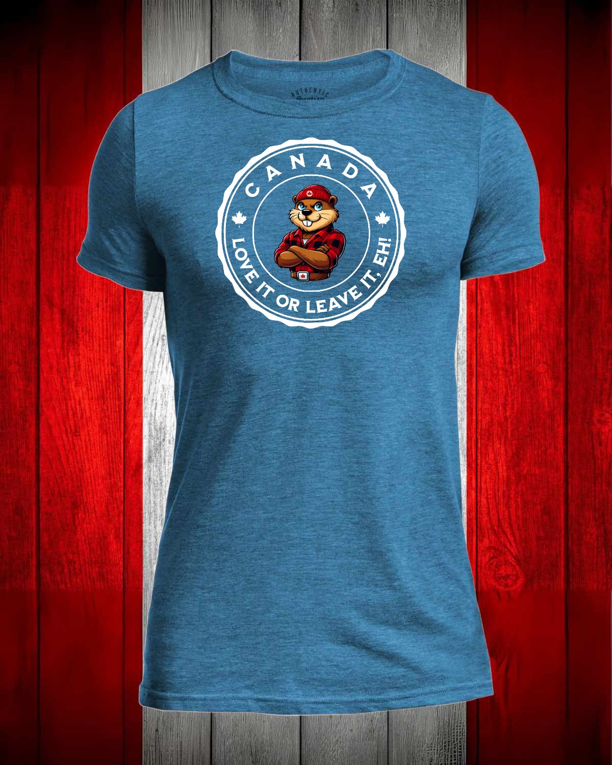 Canada Love it or Leave it eh! Full Men's Stanfield's Tee