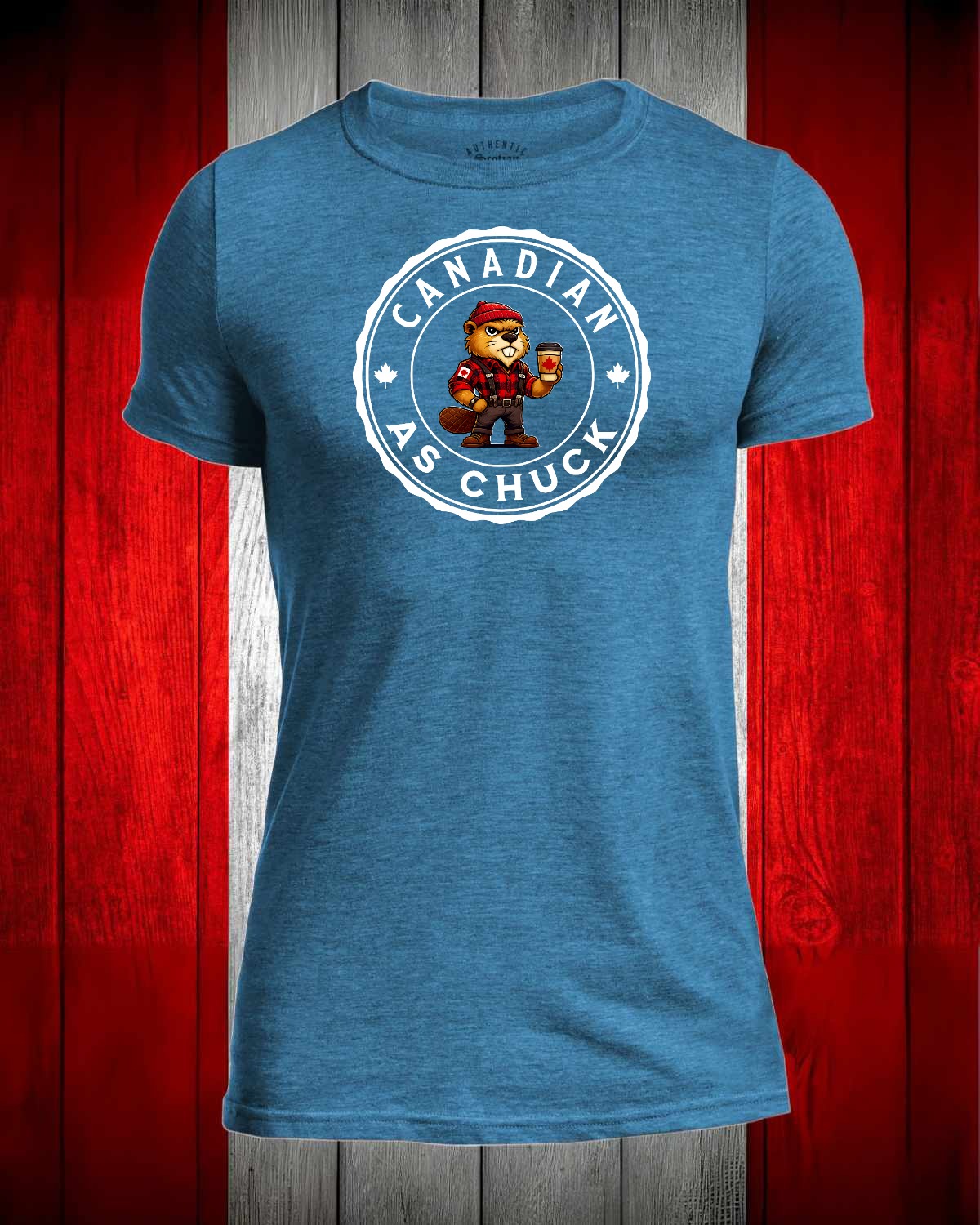 Built Canada Tough Axe Male Full Front Men's Stanfield's Tee