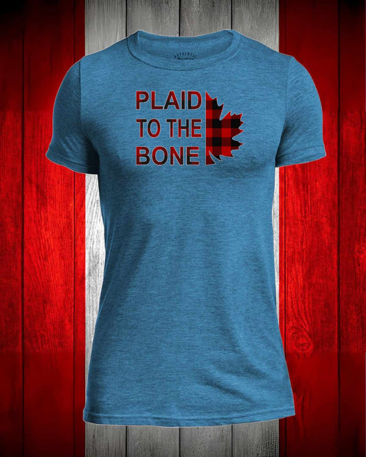 Plaid to the Bone Leaf Full Men's Stanfield's Tee