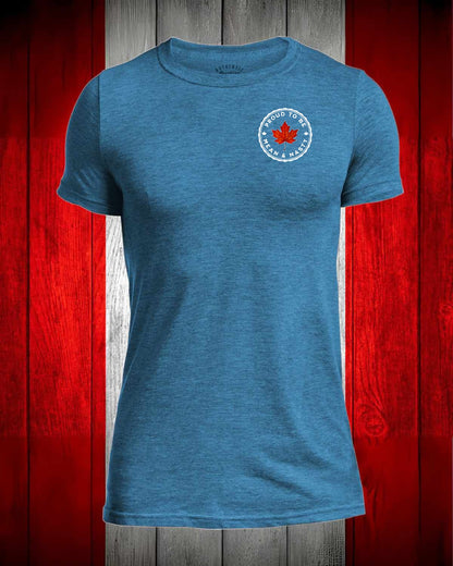 Proud to be Mean and Nasty Leaf left Chest Men's Stanfield's Tee