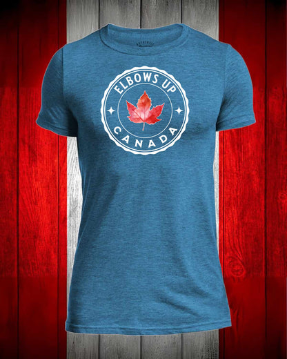 Elbows up Leaf Front Men's Stanfield's Tee