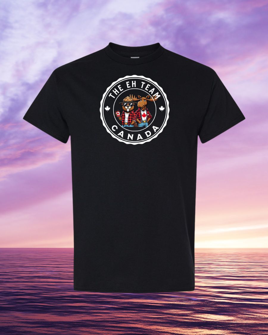 The EH team Full Front Men's Tee - Gildan Canada (sewn Internationally)